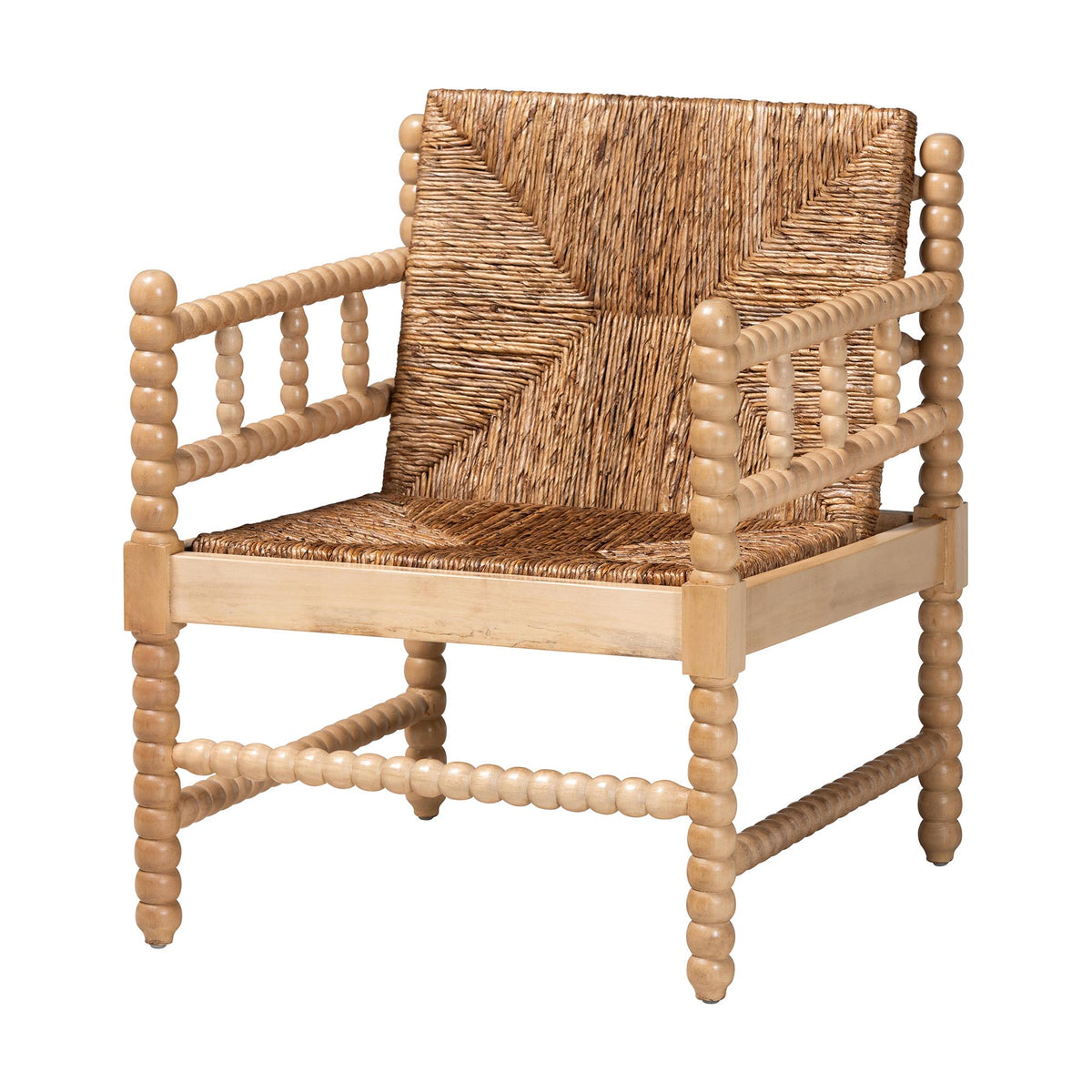 Bali & Pari Dolores Woven Seagrass Armchair