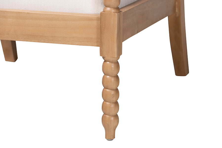 Bali & Pari Gracie Bobbin Wood Armchair