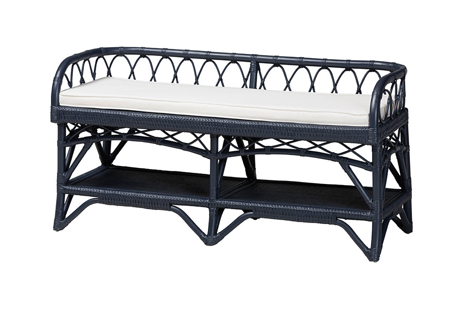 Bali & Pari Leryn Rattan Bench