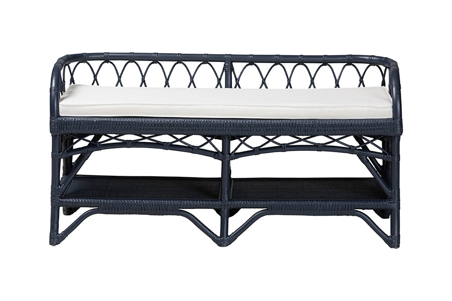 Bali & Pari Leryn Rattan Bench
