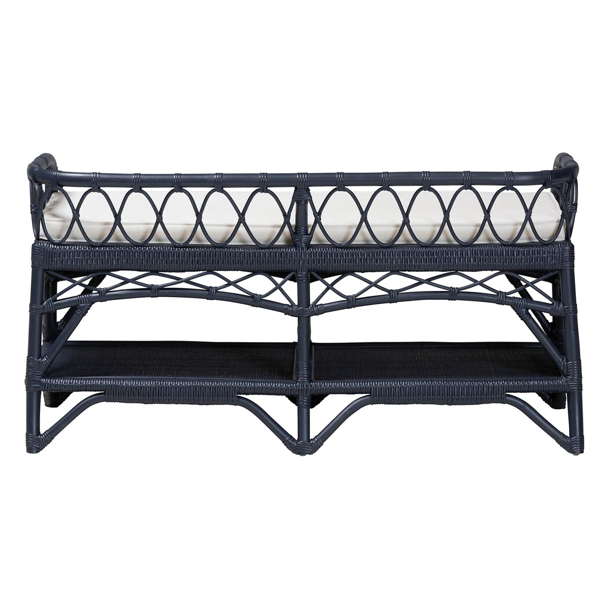 Bali & Pari Leryn Rattan Bench