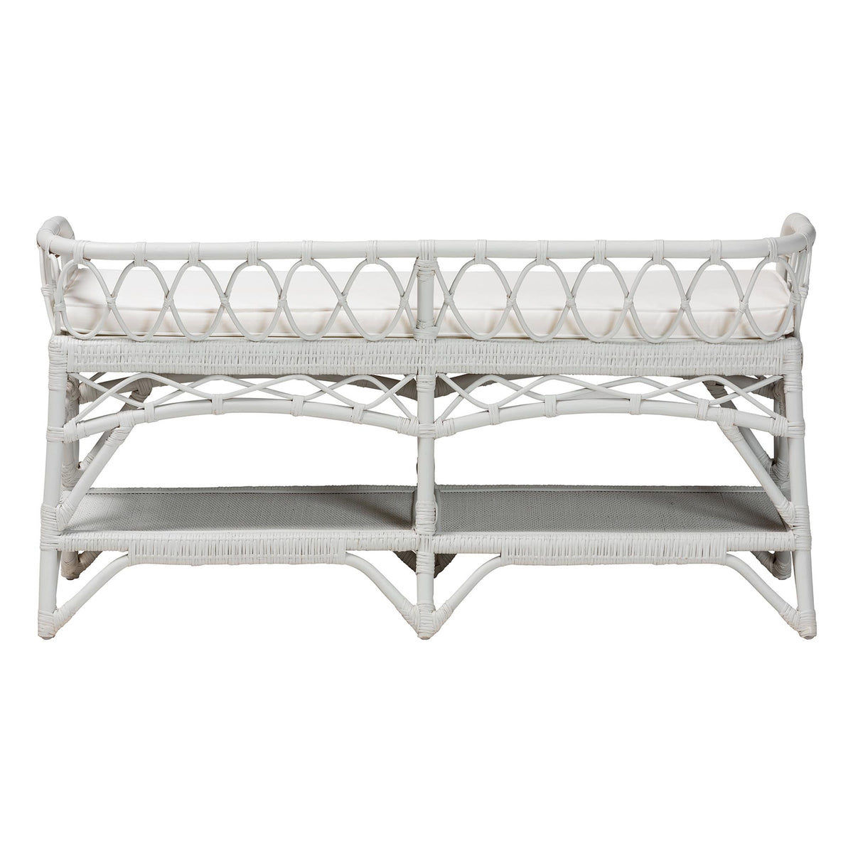 Bali & Pari Leryn Rattan Bench