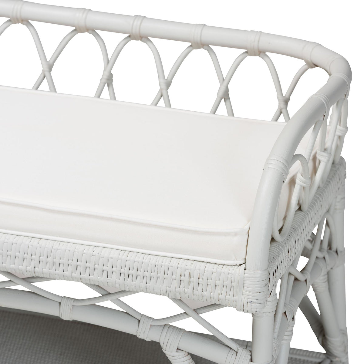 Bali & Pari Leryn Rattan Bench