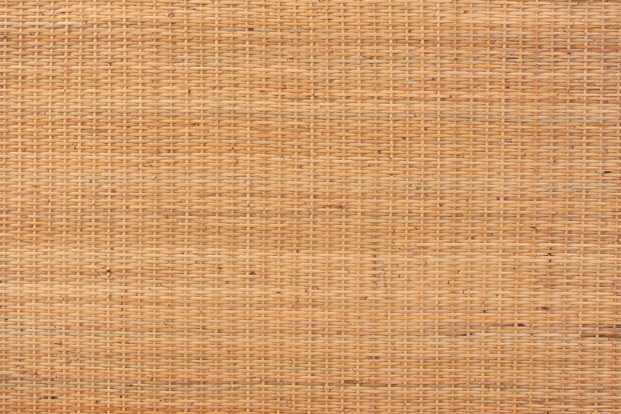 Bali & Pari Cassio Scalloped Rattan Headboard