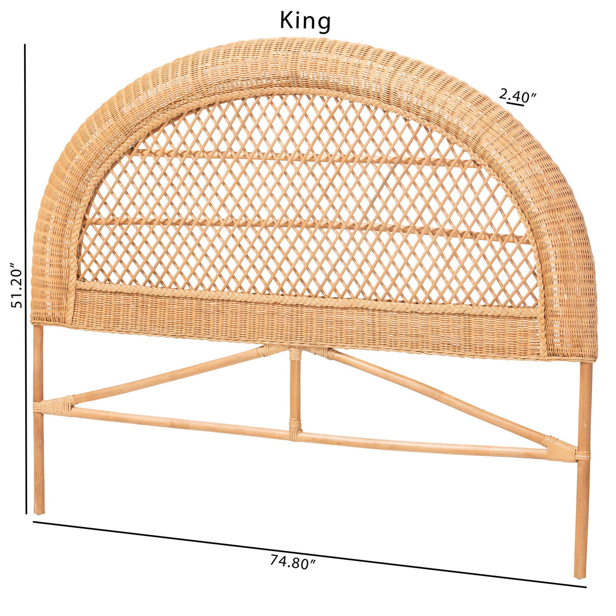 Bali & Pari Harini Rattan Standalone Headboard