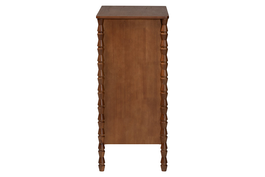 Danette Bobbin Wood 4-Drawer Chest