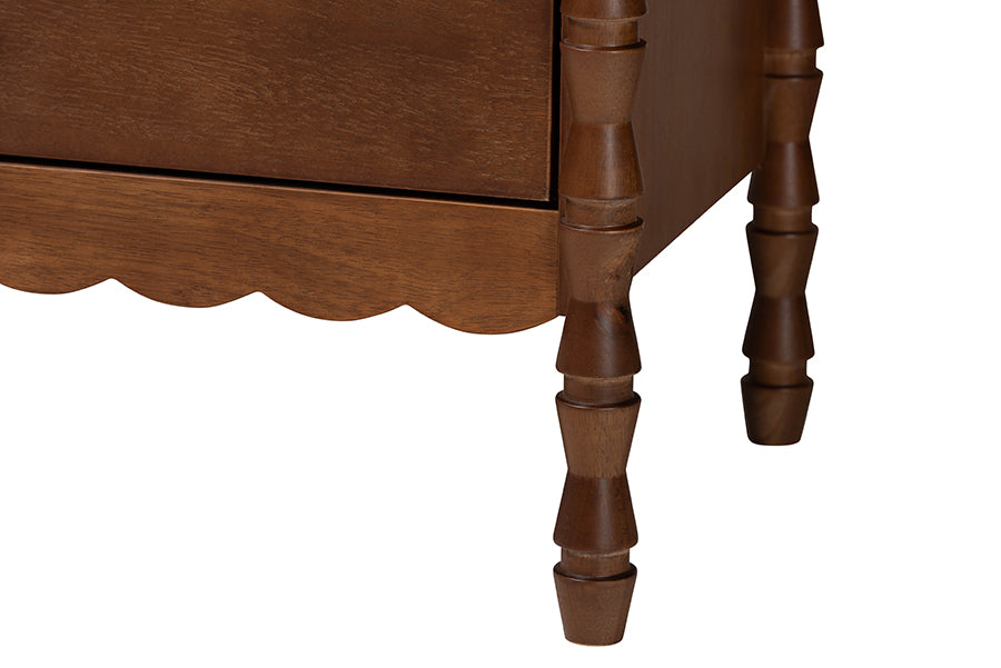 Danette Bobbin Wood 4-Drawer Chest