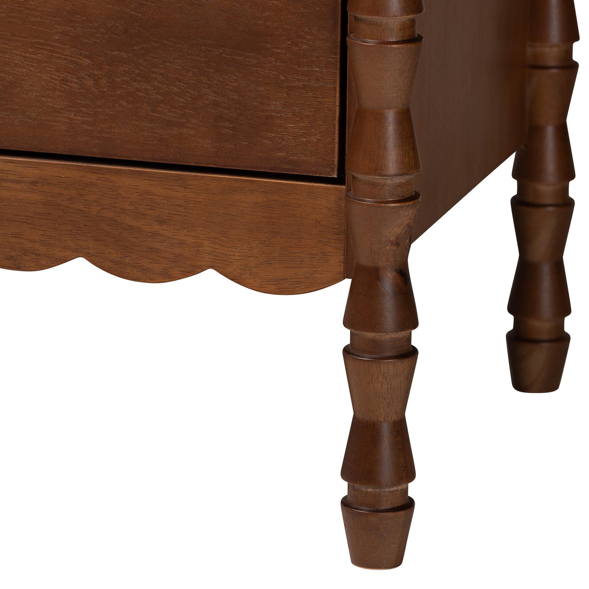 Danette Bobbin Wood 4-Drawer Chest