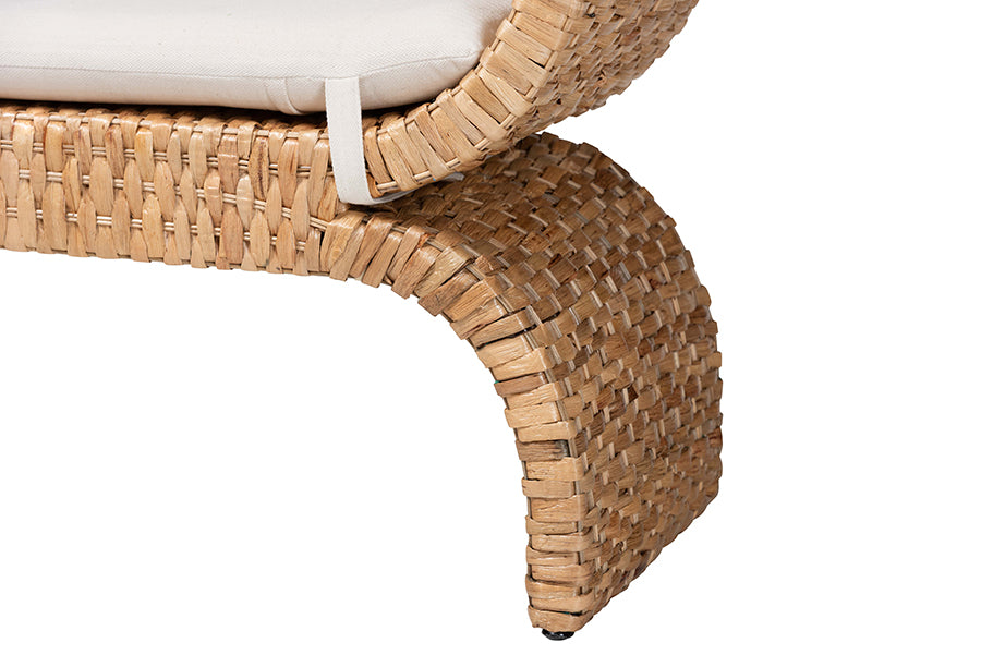 Bali & Pari Agave Woven Seagrass Bench