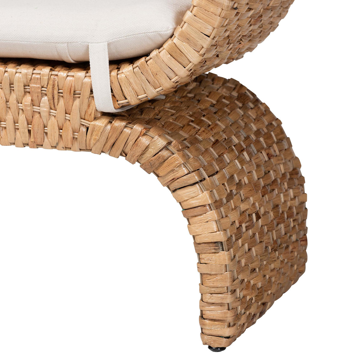 Bali & Pari Agave Woven Seagrass Bench