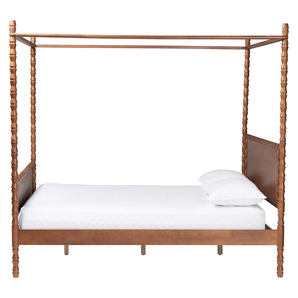 Danette Bobbin Wood Canopy Bed