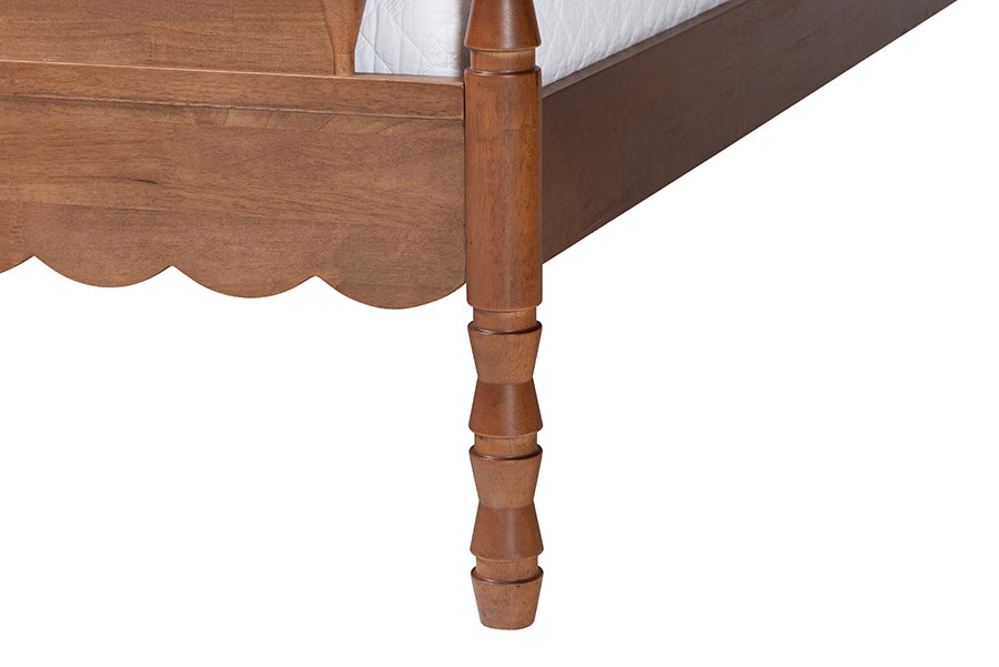 Danette Bobbin Wood Canopy Bed