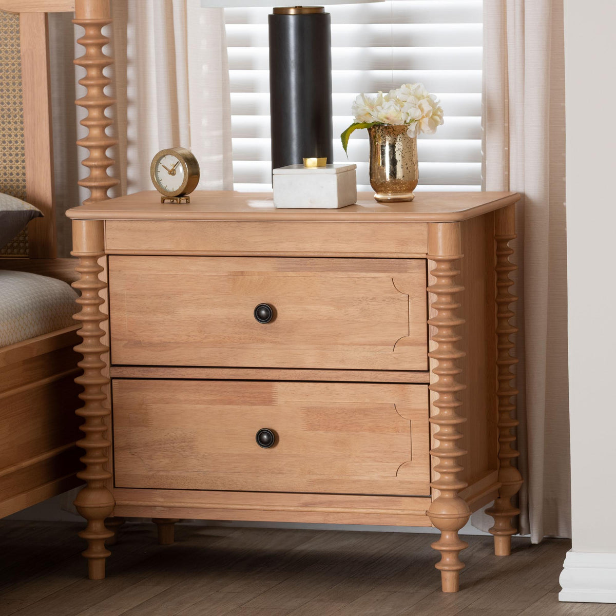 Neviah 2-Drawer Nightstand