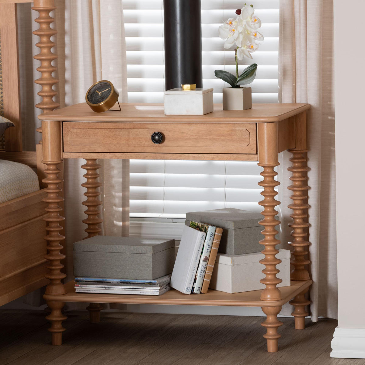 Neviah 1-Drawer Nightstand