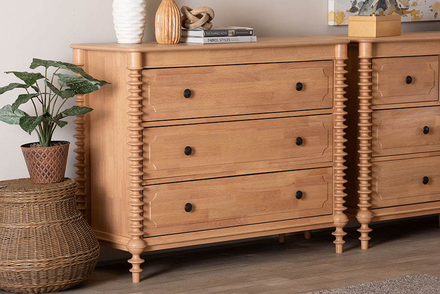 Neviah 3-Drawer Chest, Beech