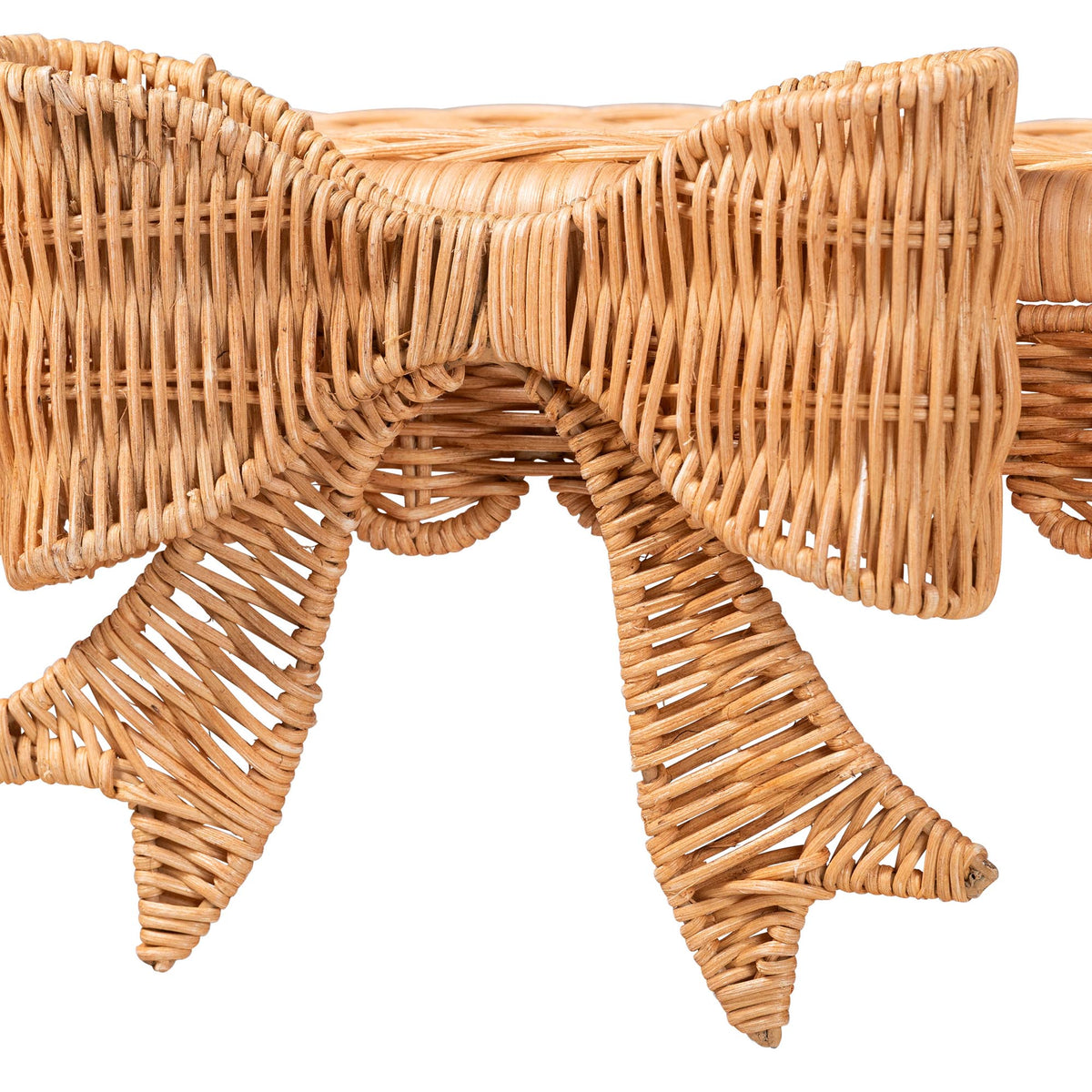 Bali & Pari Creusa Rattan 2-Tier Wall Shelf