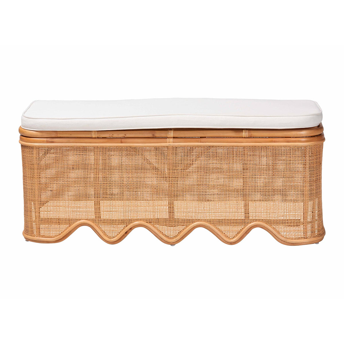 Bali & Pari Rivka Rattan Storage Bench