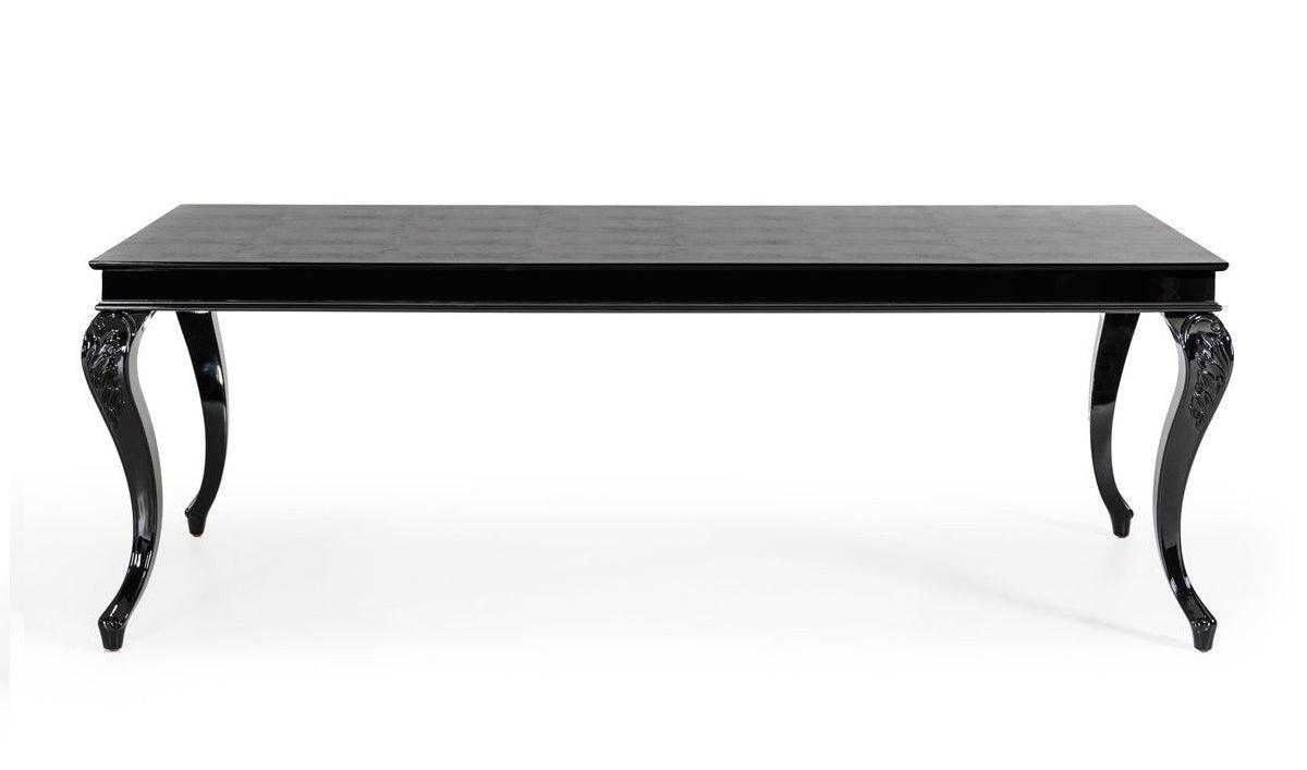 Sovereign Transitional Crocodile Dining Table w/ Gloss Legs
