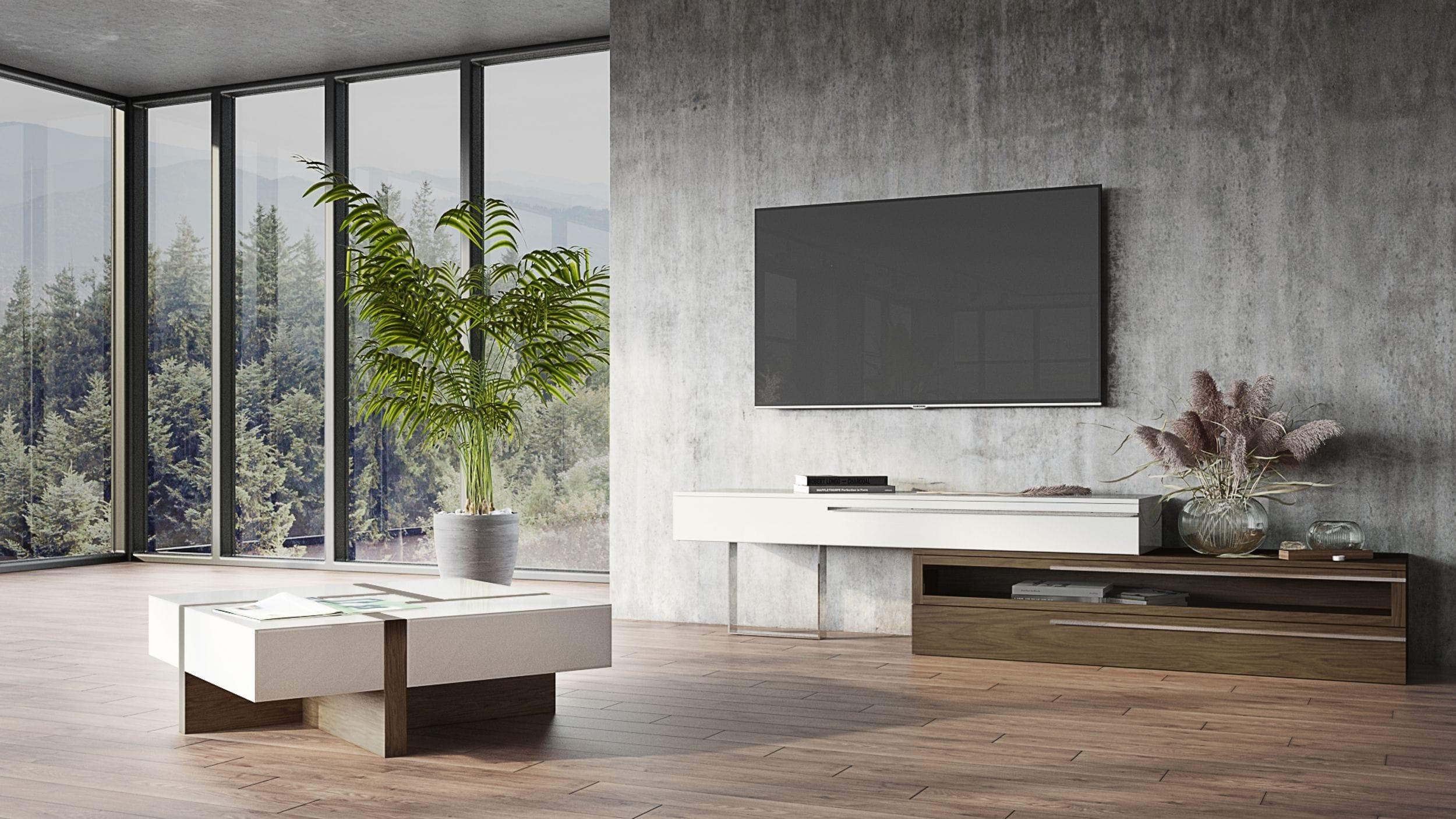 Makai Modern Square Coffee Table