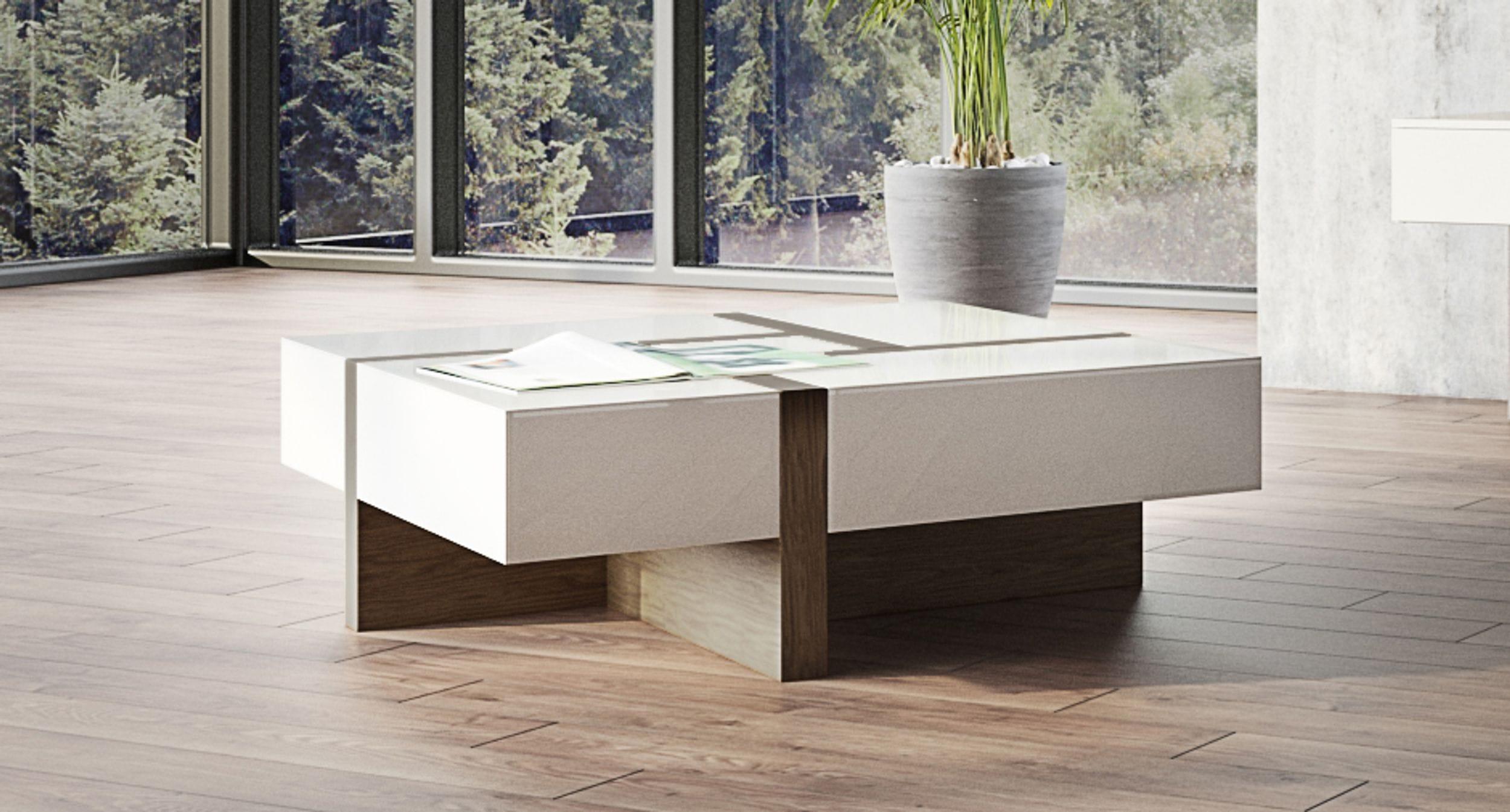 Makai Modern Square Coffee Table