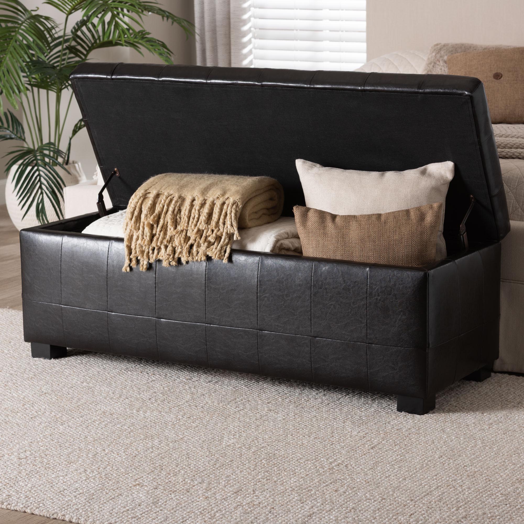 Faux Storage Bench