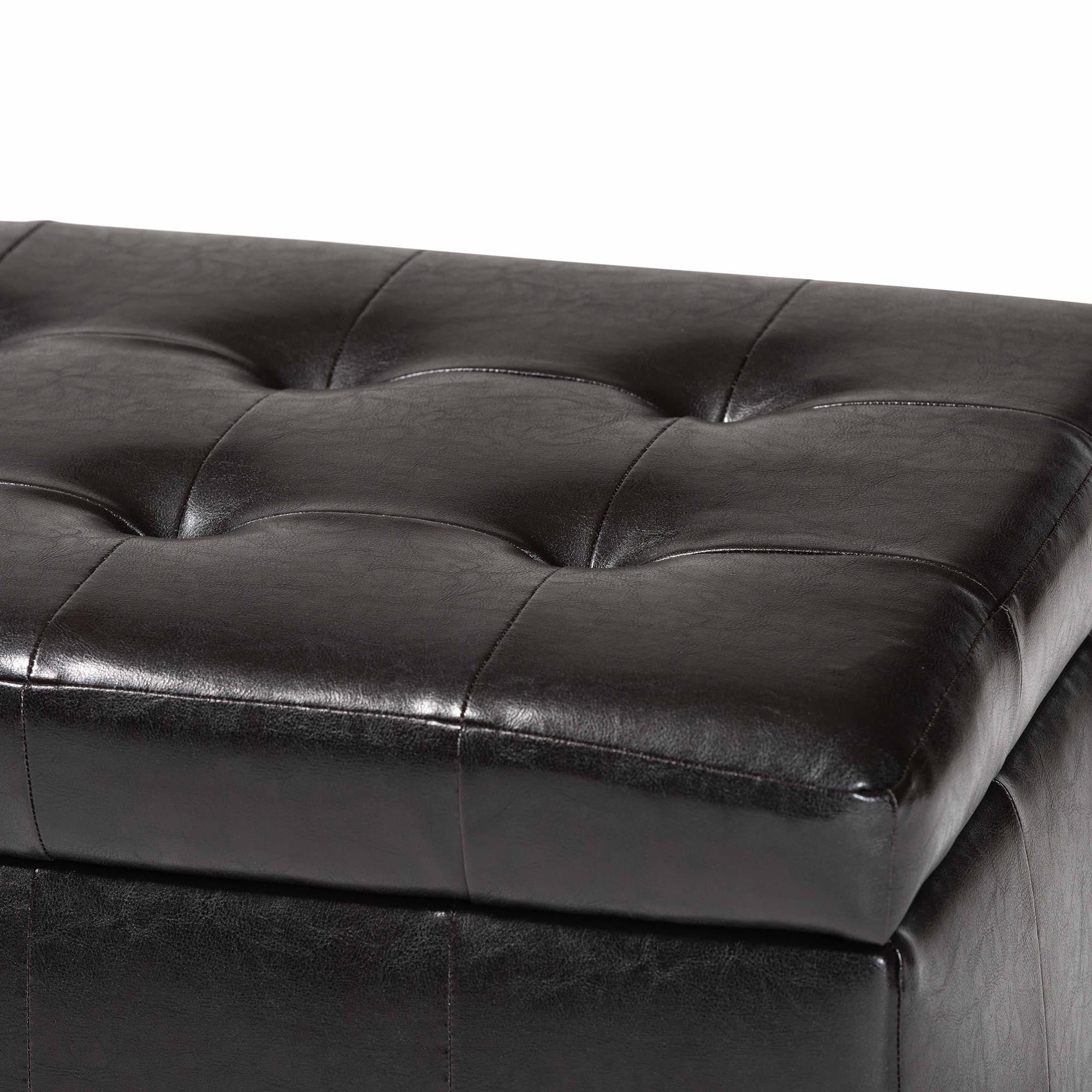 Faux Storage Bench