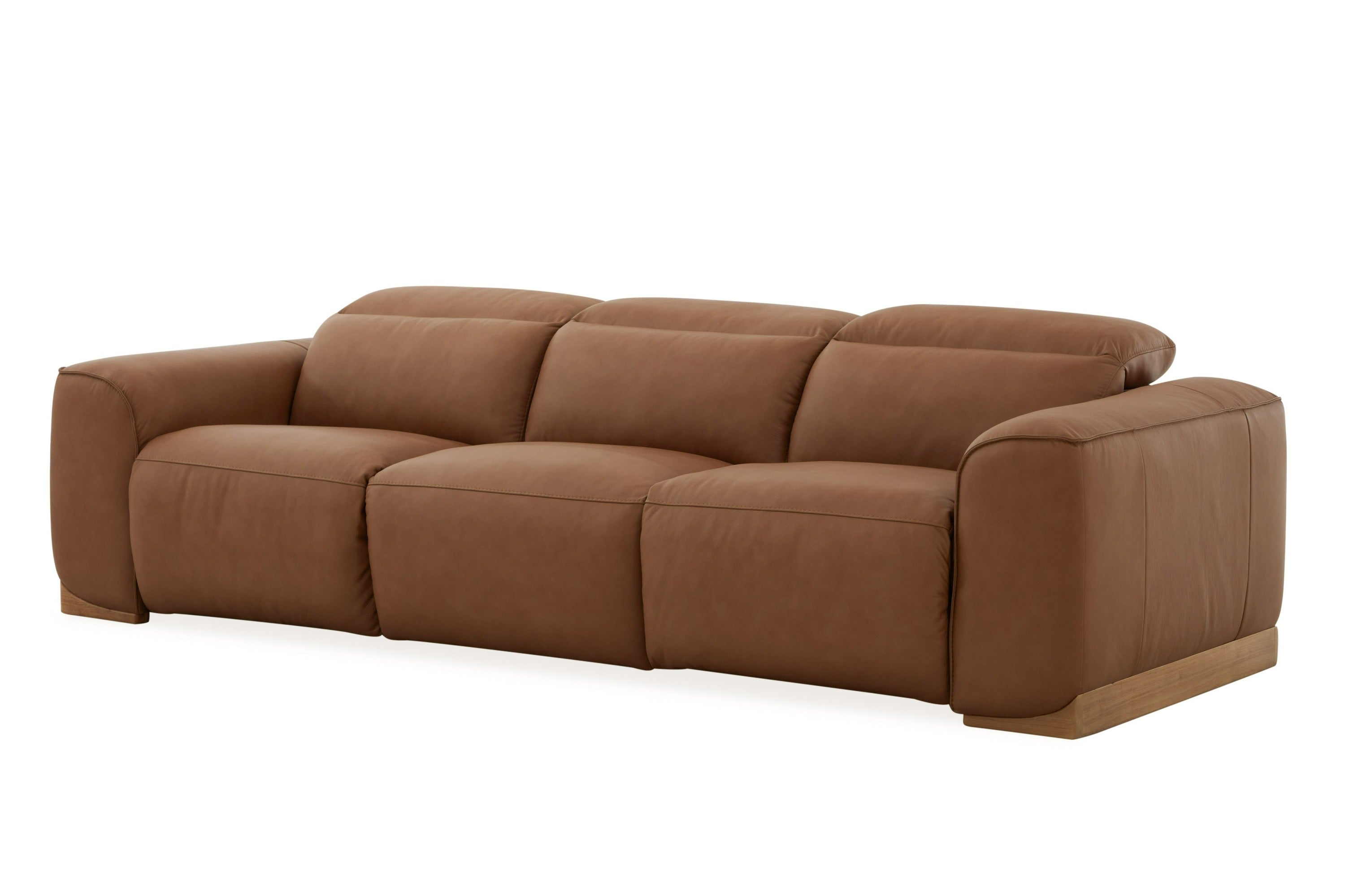 Divani Casa Hagerty Modern Leather Sofa with 2 Power Recliners