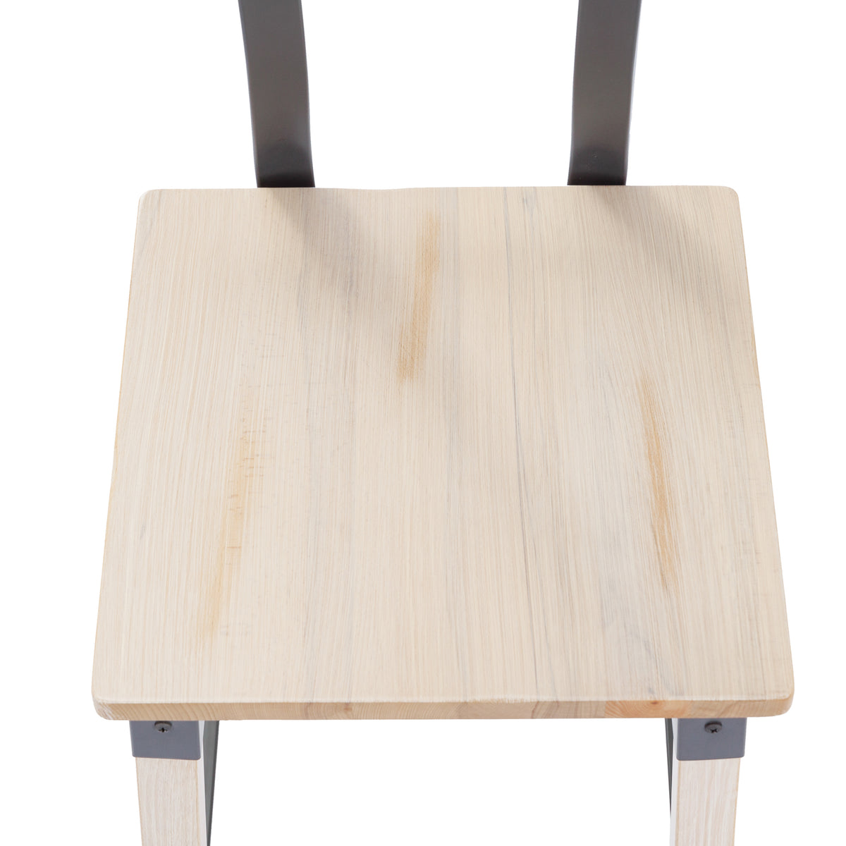 2 Pack Rustic Antique Industrial Wood Dining Barstool