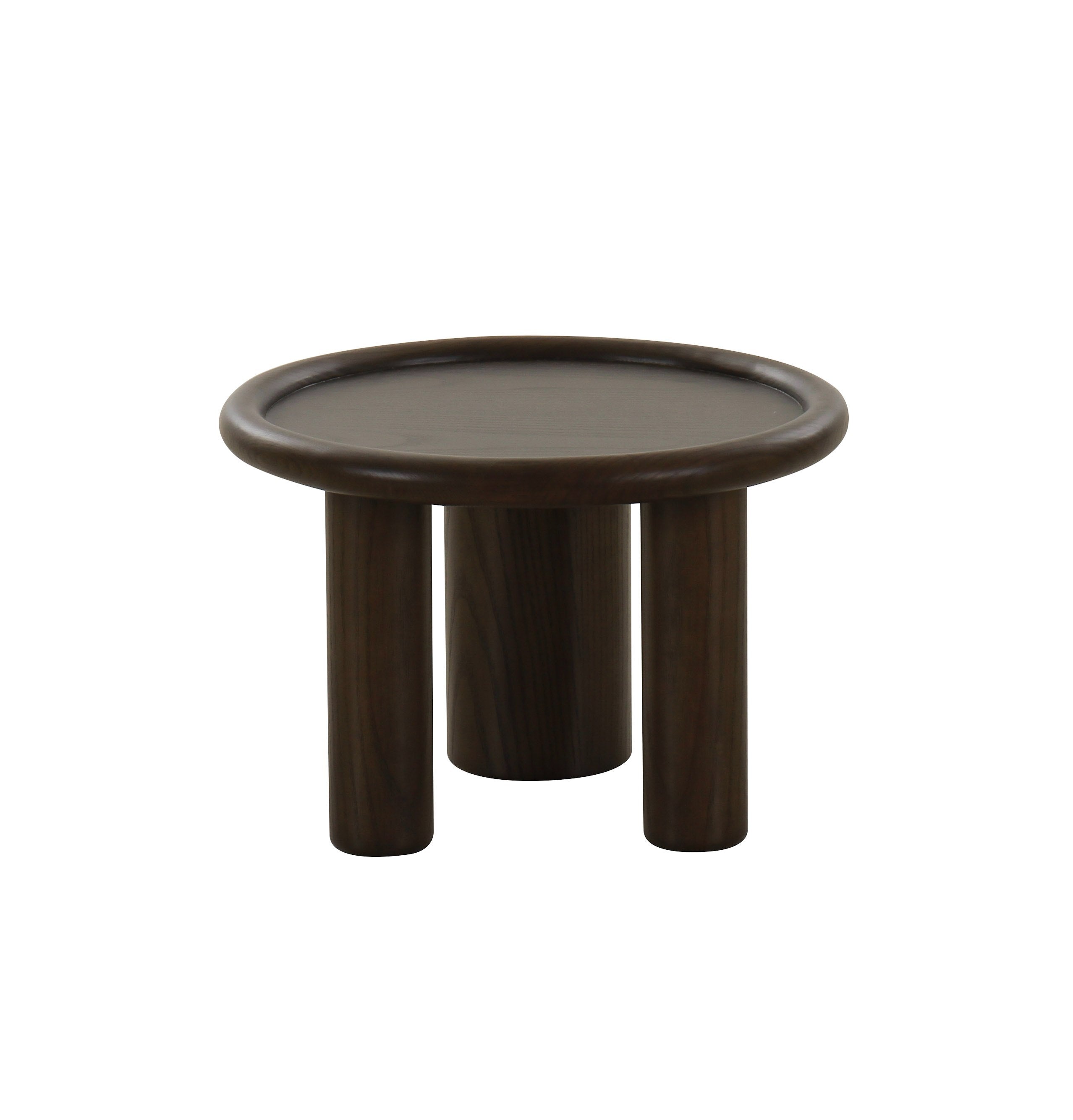 Modrest Strauss - Contemporary Ash Round End Table-End Table-VIG-Wall2Wall Furnishings