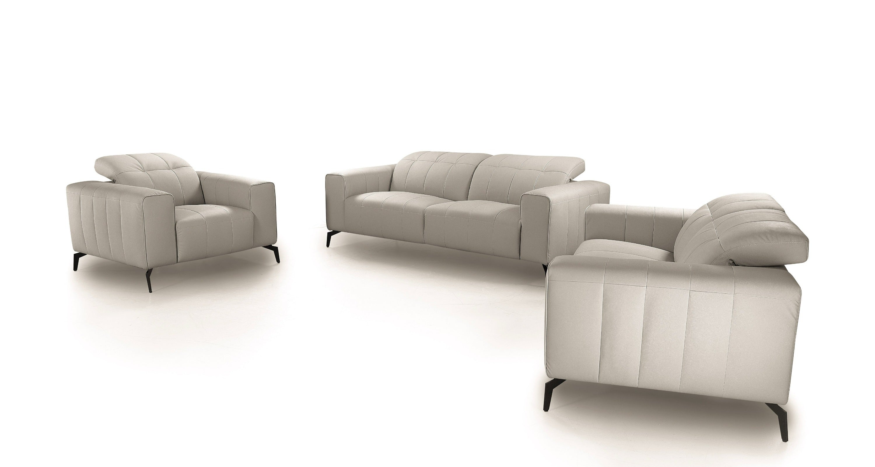Divani Casa Wayne - Modern Leather Sofa Set-Sofa Set-VIG-Wall2Wall Furnishings