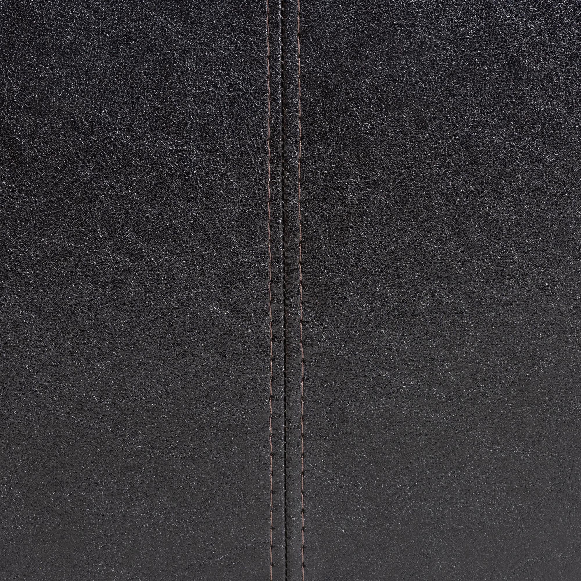 Aric Bonded Leather Ottoman