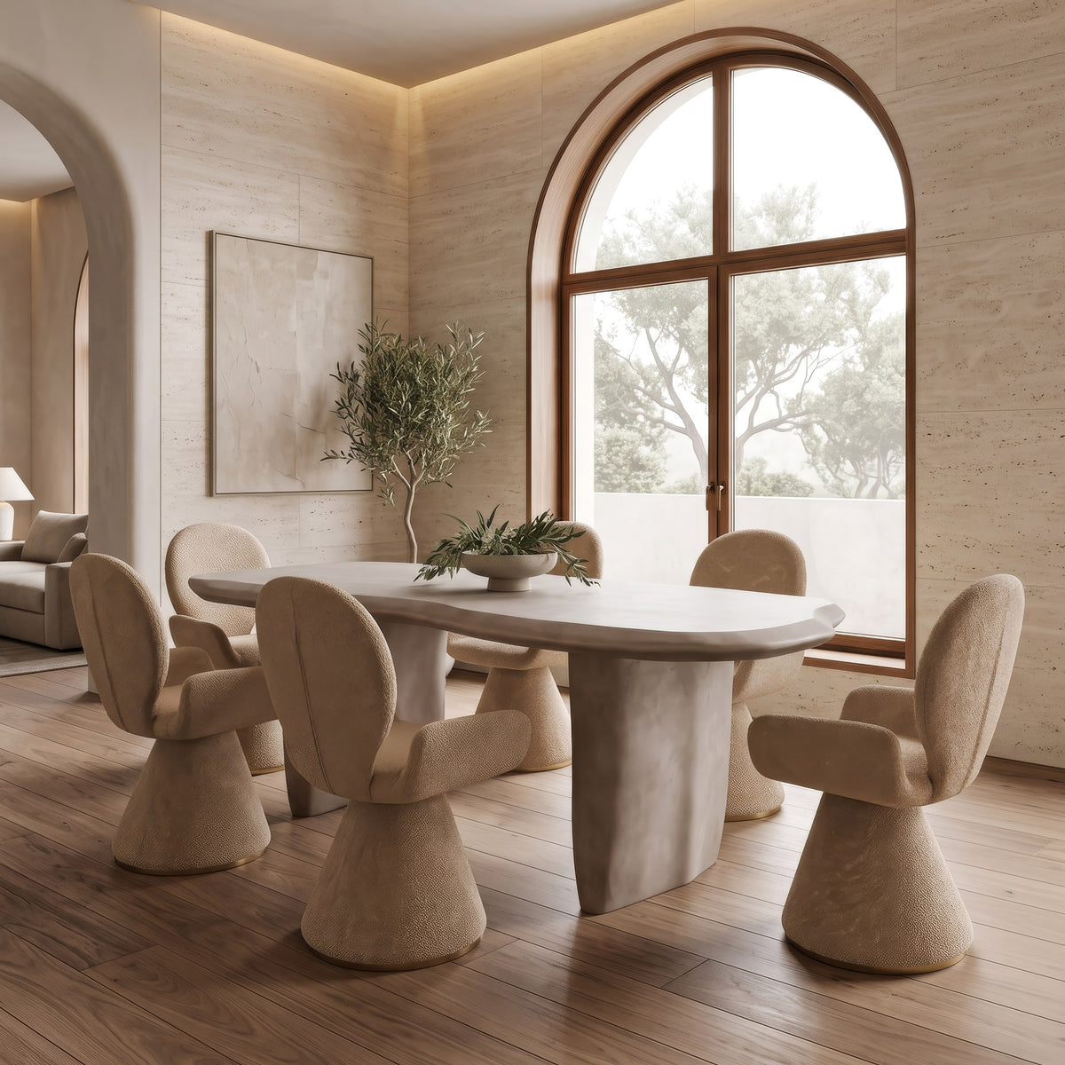 Nouveau Slone - Modern Concrete Dining Table
