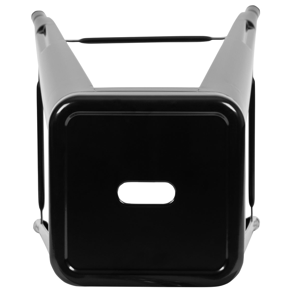 30" High Metal Indoor Bar Stool - Stackable Set of 4