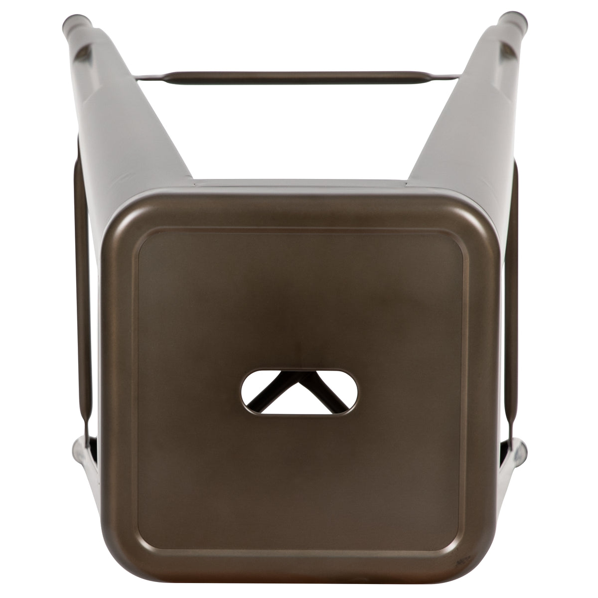 30" High Metal Indoor Bar Stool - Stackable Set of 4