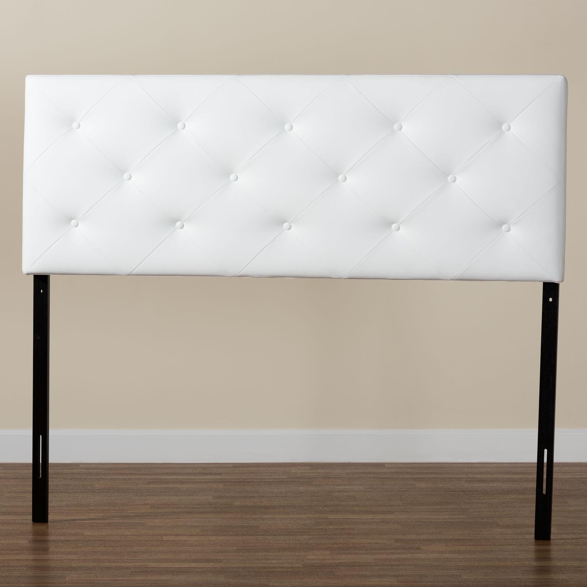 Baltimore Modern and Contemporary Faux Leather Upholstered Headboard