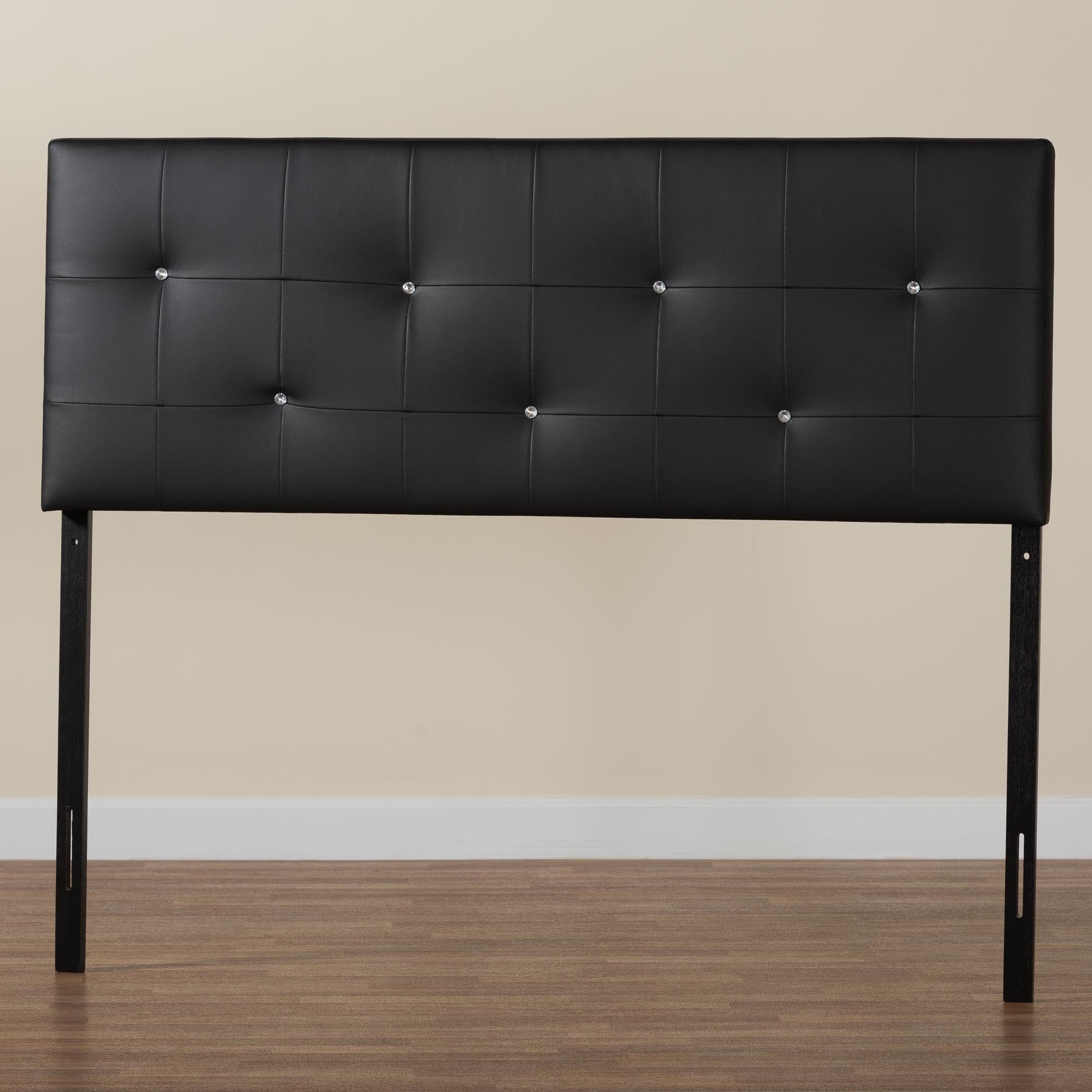 Dalini Modern and Contemporary Faux Leather Headboard
