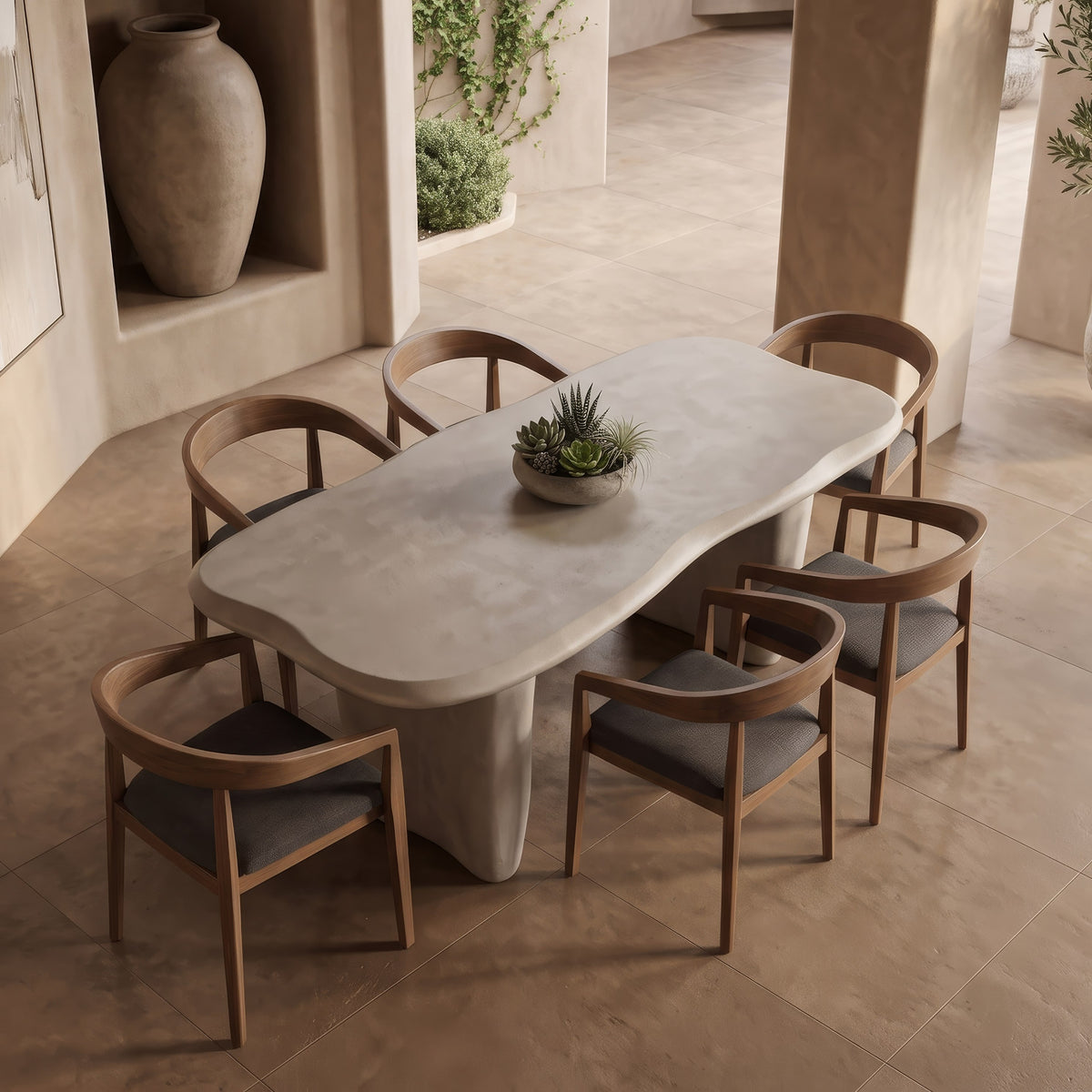 Nouveau Slone - Modern Concrete Dining Table