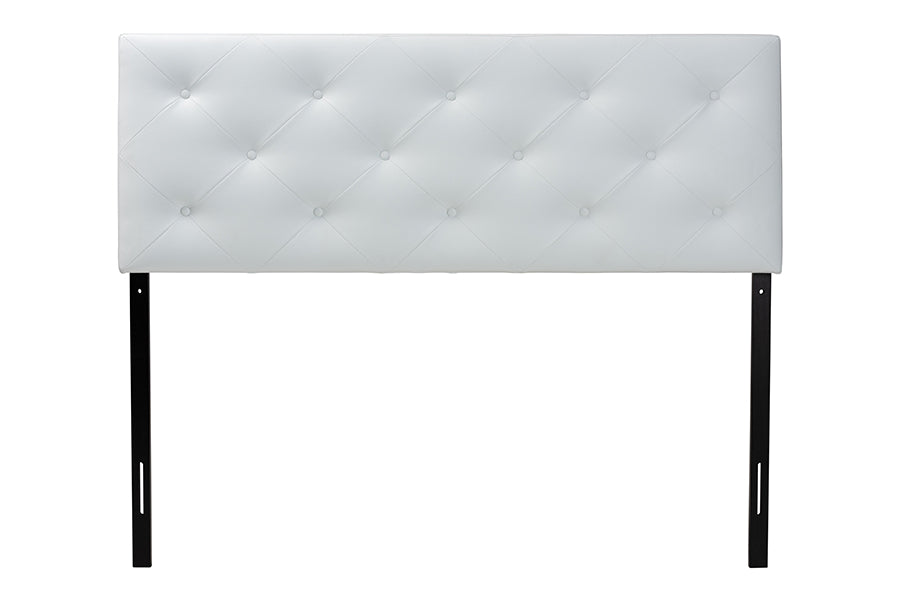 Baltimore Modern and Contemporary Faux Leather Upholstered Headboard