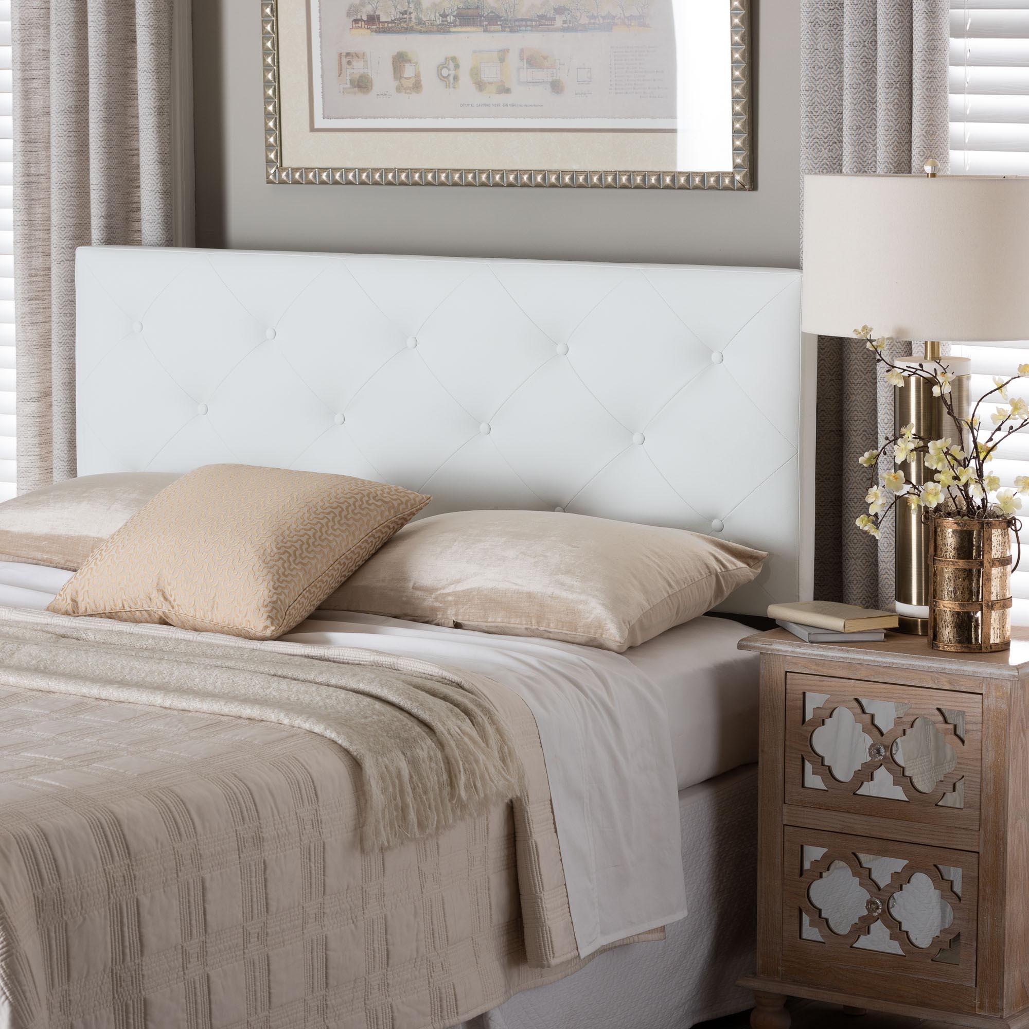 Baltimore Modern and Contemporary Faux Leather Upholstered Headboard