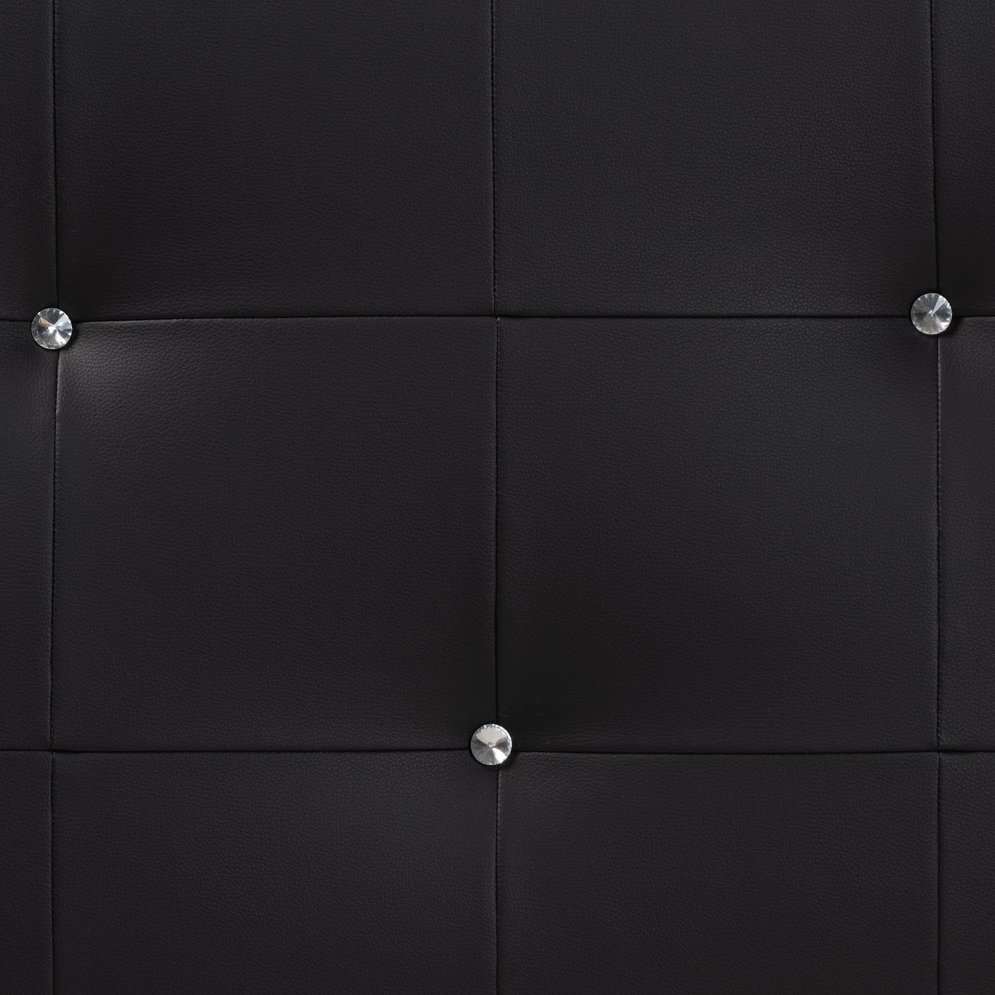 Dalini Modern and Contemporary Faux Leather Headboard