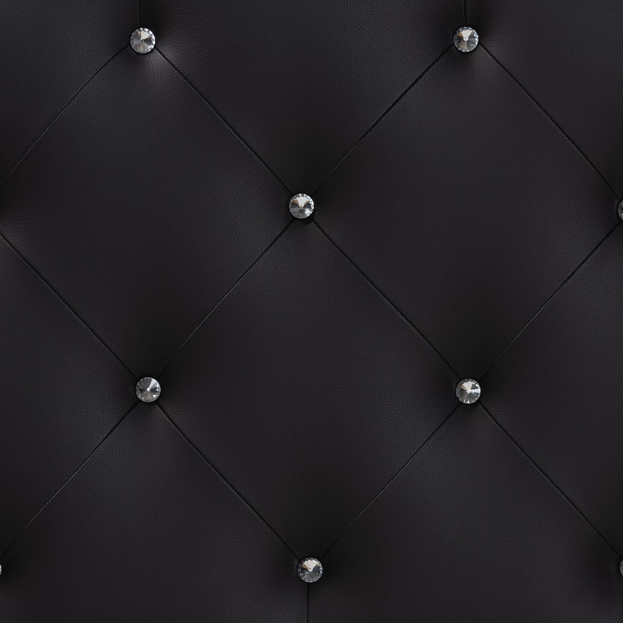 Rita Modern and Contemporary Faux Leather Upholstered Button-Tufted Scalloped Headboard