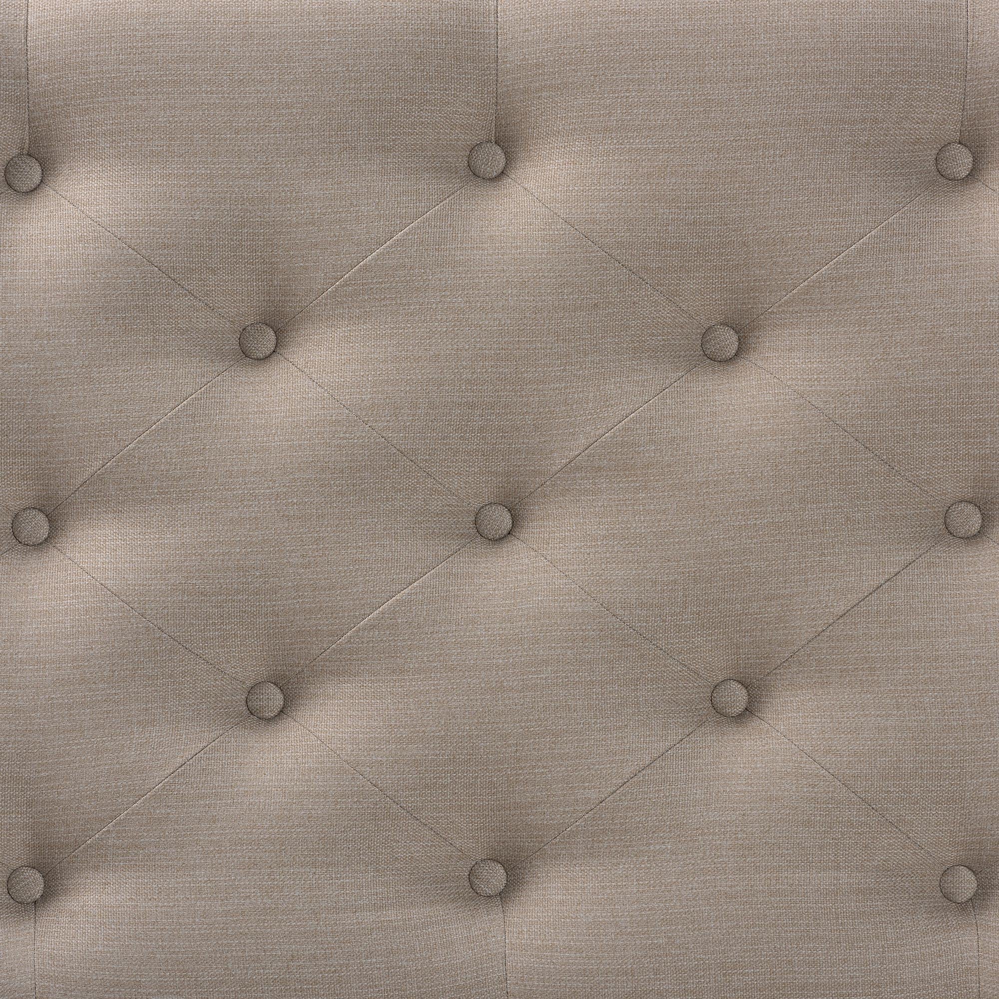 Viviana Modern and Contemporary Light Fabric Upholstered Button-tufted Headboard