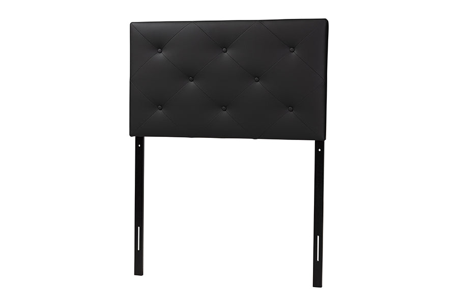 Baltimore Modern and Contemporary Faux Leather Upholstered Headboard