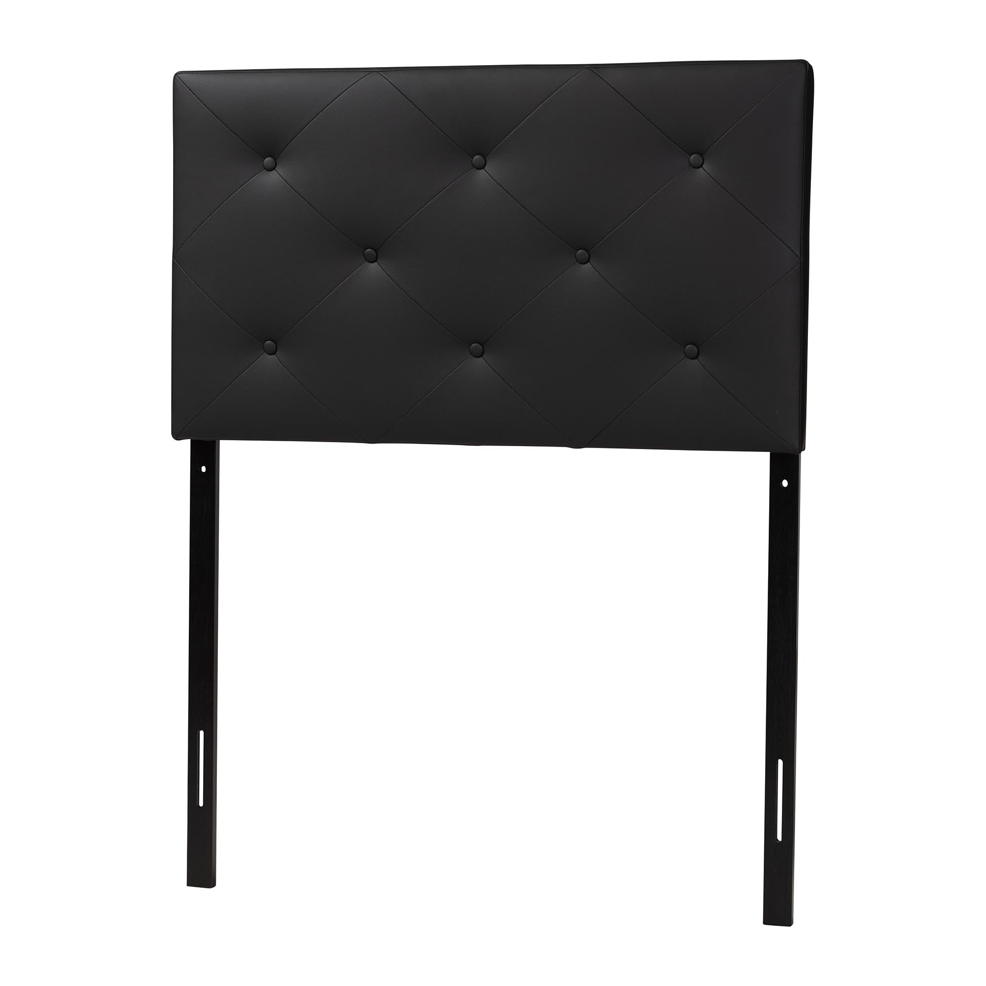 Baltimore Modern and Contemporary Faux Leather Upholstered Headboard