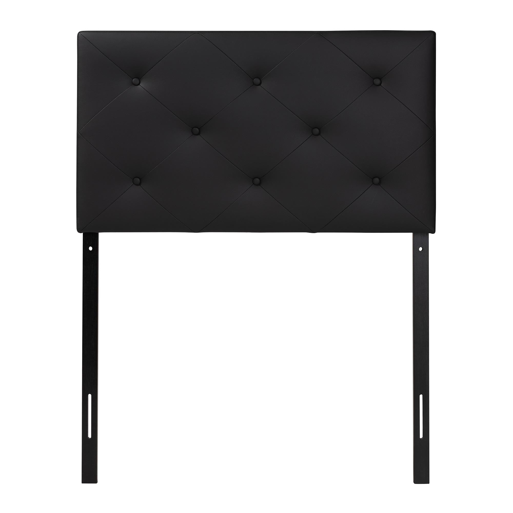 Baltimore Modern and Contemporary Faux Leather Upholstered Headboard