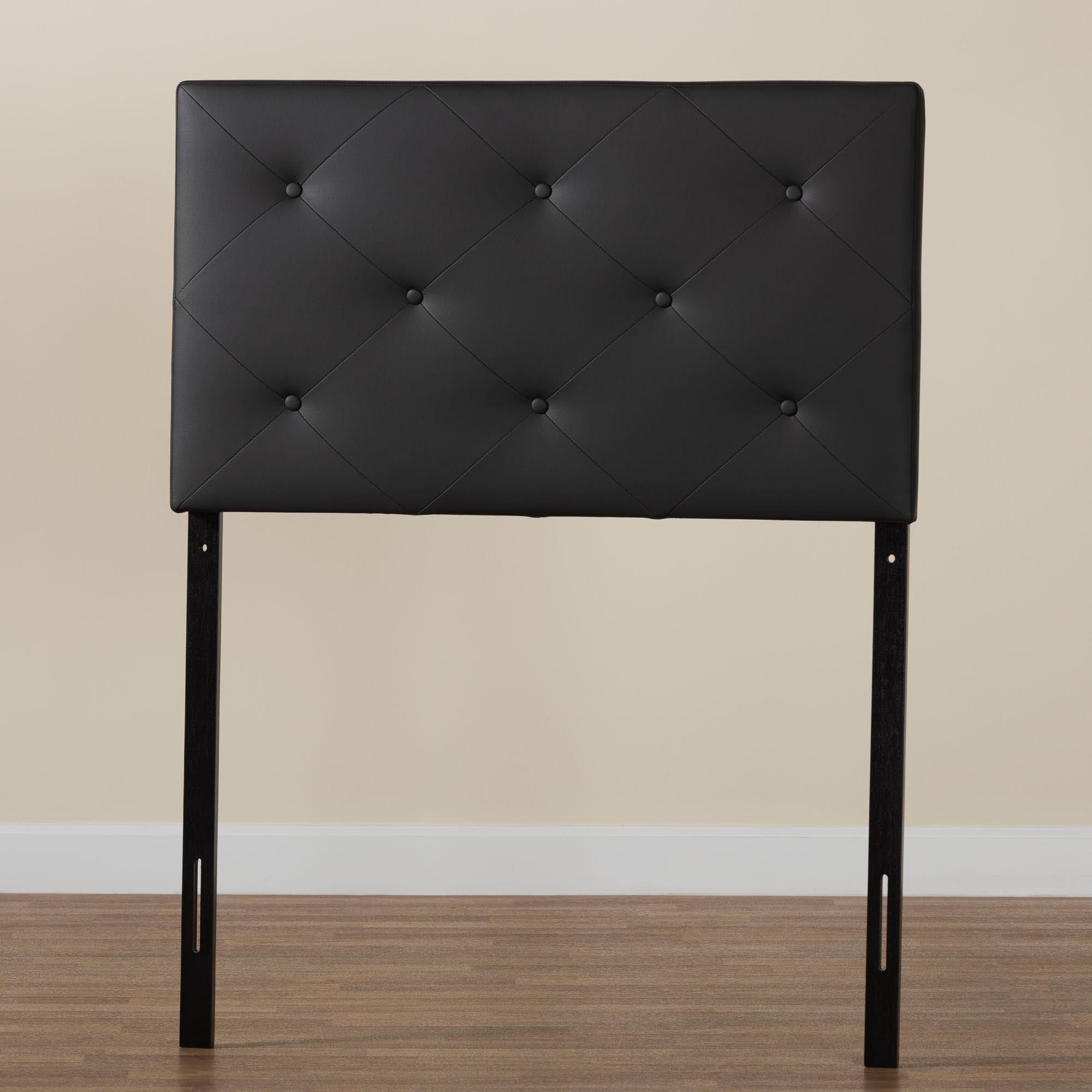 Baltimore Modern and Contemporary Faux Leather Upholstered Headboard