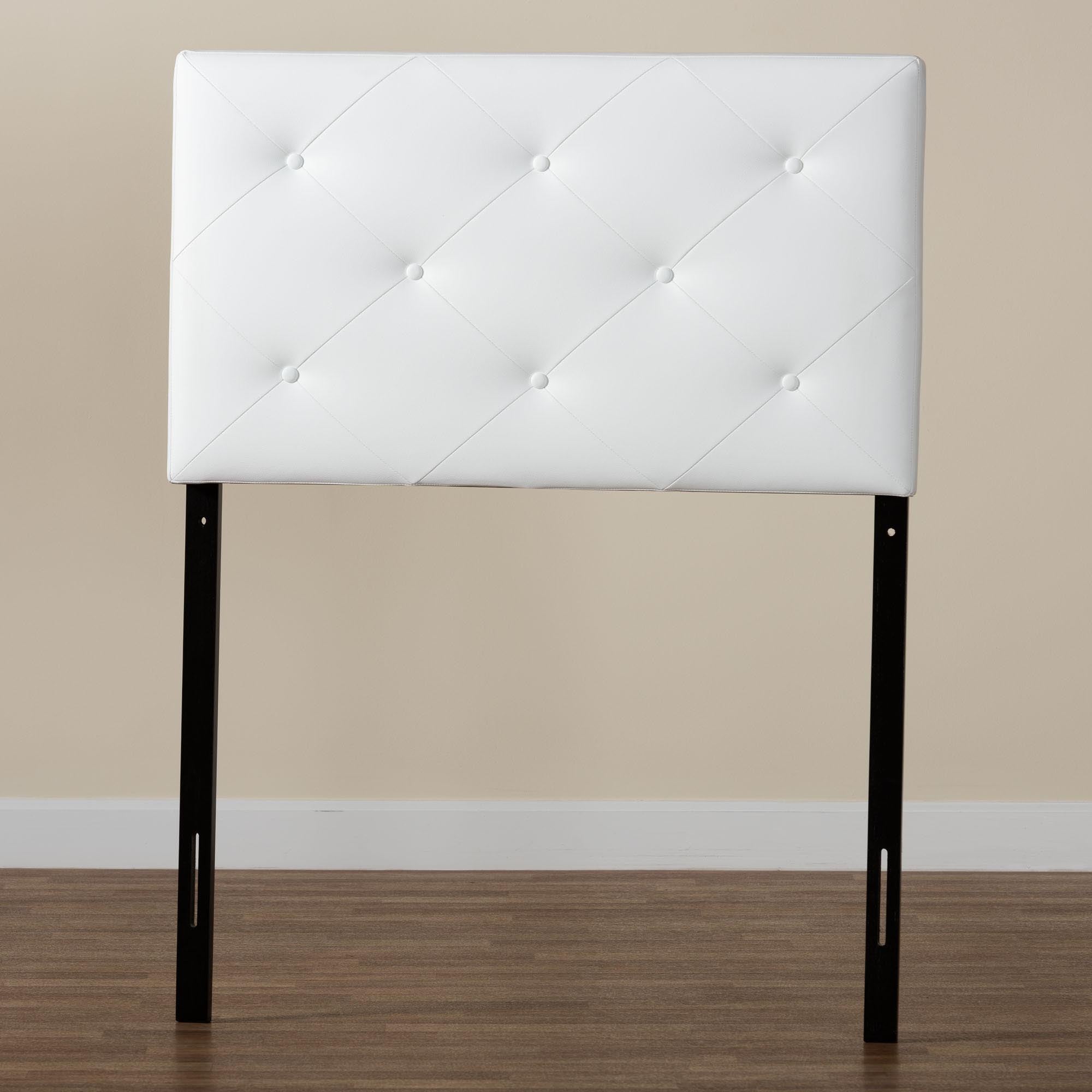 Baltimore Modern and Contemporary Faux Leather Upholstered Headboard