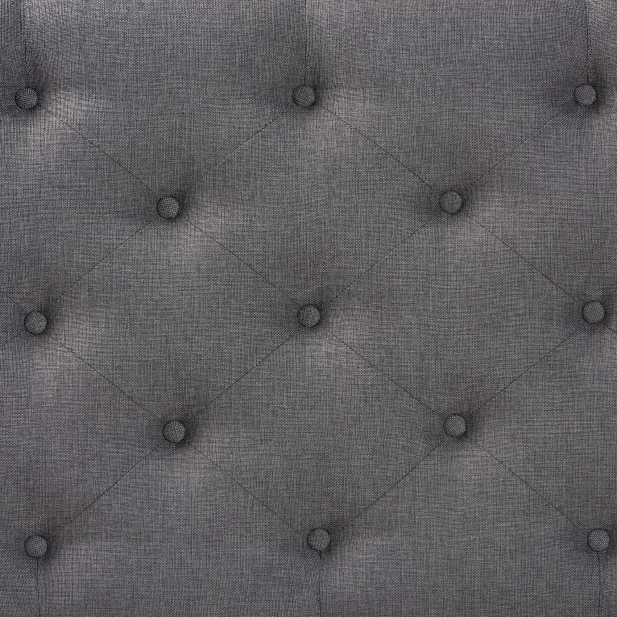 Viviana Modern and Contemporary Fabric Upholstered Button-Tufted Headboard