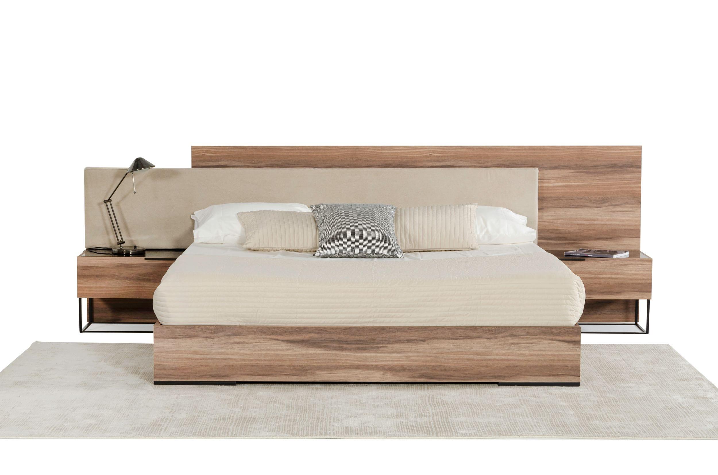 Matteo Italian Modern Fabric Bed