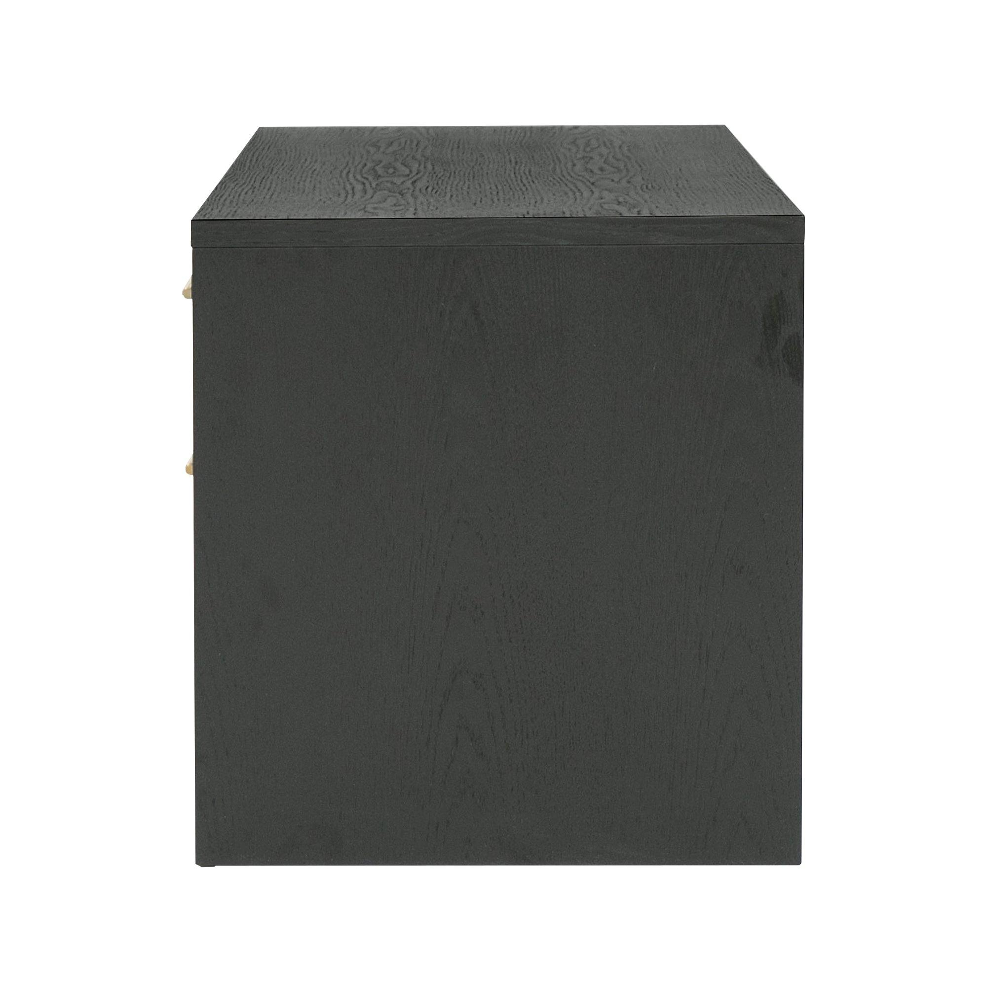 Wales Modern Ash 2-Drawer Nightstand